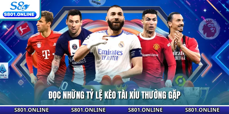 Đọc những tỷ lệ kèo tài xỉu thường gặp